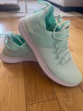 Nike Free Run Women's Mint Green Slip-On Athletic Sneakers